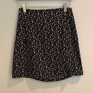 Brandy Melville Floral Mini Skirt